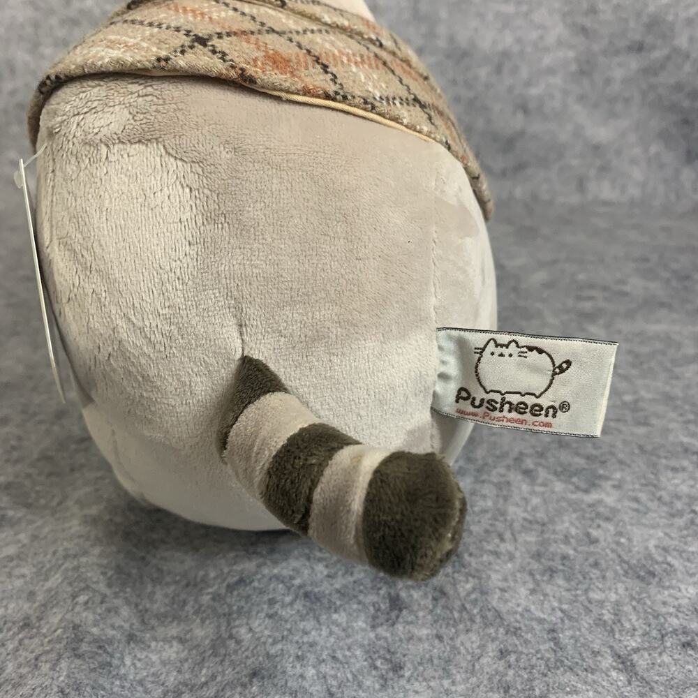 Pusheen Detective Plush UK Exclusive 12 inches Gund from 2016 New with Tags RARE - Picture 6 of 10
